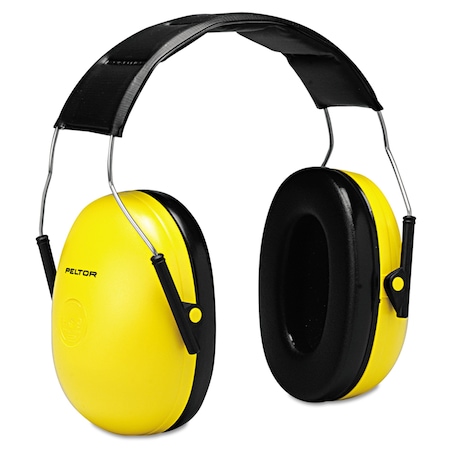 3M Optime 98 H9A Earmuffs, 25 dB NRR, Yellow/Black XH001651278